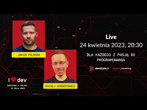 Jakub PILIMON 🧨 o czym opowie na I LOVE DEV? [I❤️DEV LIVE]