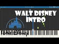 Walt Disney Pictures Intro Piano Tutorial Synthesia