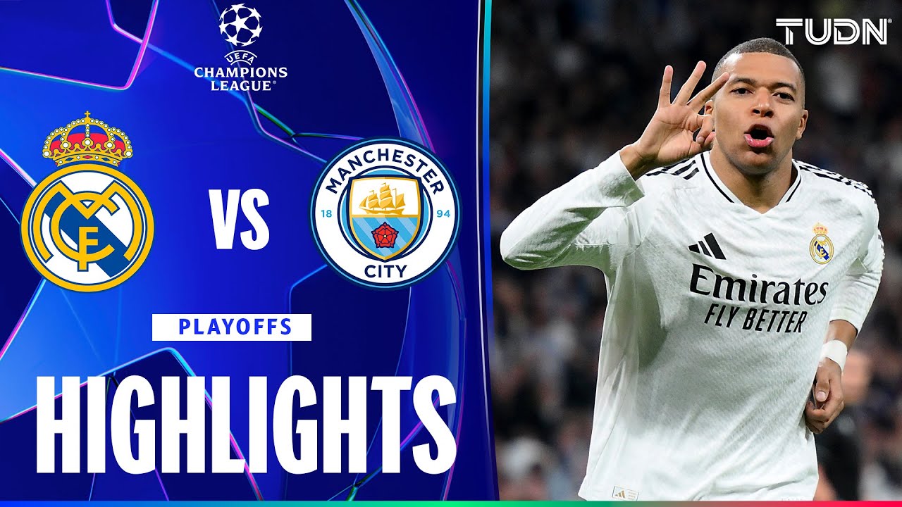HIGHLIGHTS - Real Madrid vs Manchester City | UEFA Champions League 24/25 | TUDN
