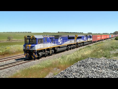 7922V SCT / SBR / WCL Container Train With CM Class Locomotives  (22/10/2019) - PoathTV Railway