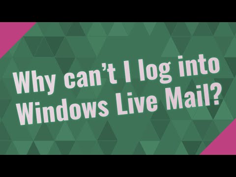 Windows Live Mail Log In