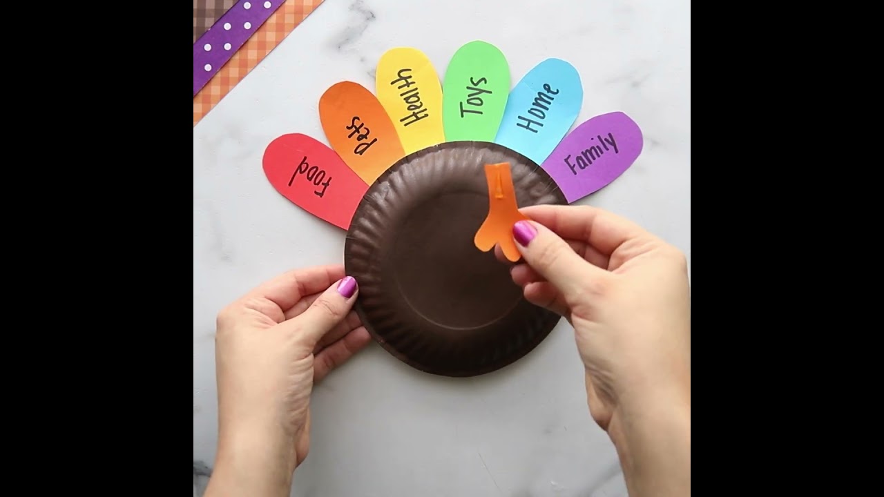 Paper Plate Turkey Craft