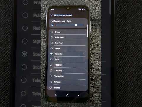 How to Change Notification Sound in Samsung Galaxy A14 5G #shorts #galaxya145g