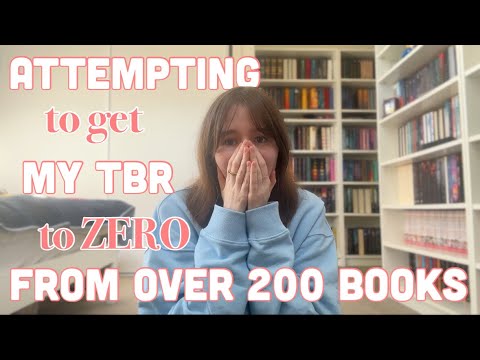 Attempting to get my TBR down to zero from over 200 books // Project TBR Zero 2.0