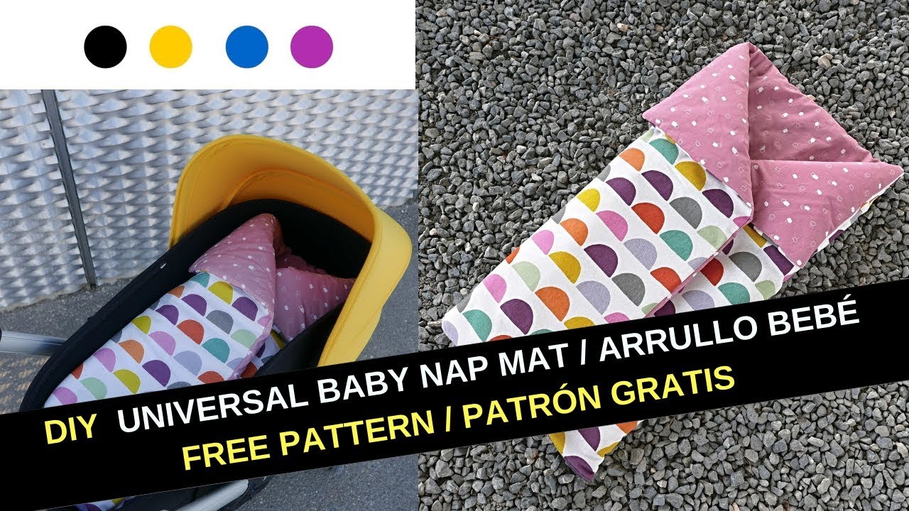 Cómo hacer un arrullo para bebé con PATRÓN GRATIS