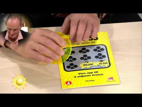 Jan Johansson skrapar Triss - Nyhetsmorgon (TV4)