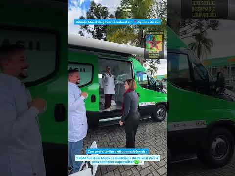 🔴 Gleisi Hoffmann mostra Unidade Odontológica Móvel em Agudos do Sul, programa do Lula super legal