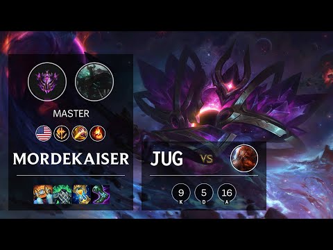 Mordekaiser Jungle vs Gragas - NA Master Patch 11.14