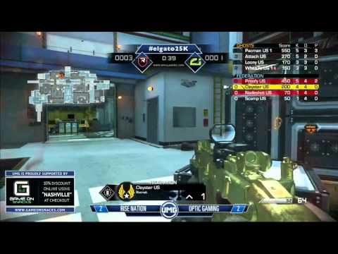 Optic Gaming vs Rise Nation Game 5 UMG Nashville  2014 Losers Bracket