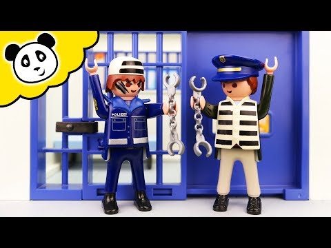 Playmobil Polizei - Gefängnisausbruch als Polizist - Playmobil Film