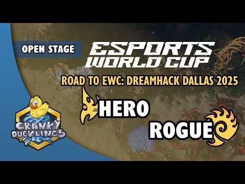 herO vs Rogue - PvZ | Road to EWC: DreamHack Dallas 2025 - Open Stage | StarCraft 2 Tournament