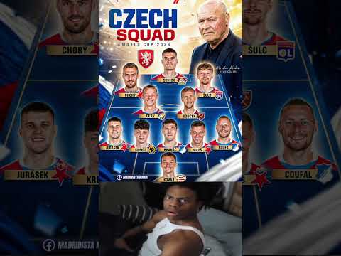 🇨🇿 Czech Republic’s 2026 World Cup lineup could be much stronger than many people expect.⭐️