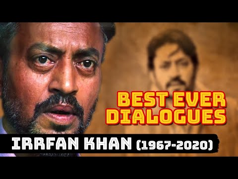 Irrfan Khan's Best Ever Dialogues | Tribute to Irrfan Khan (1967-2020) R.I.P