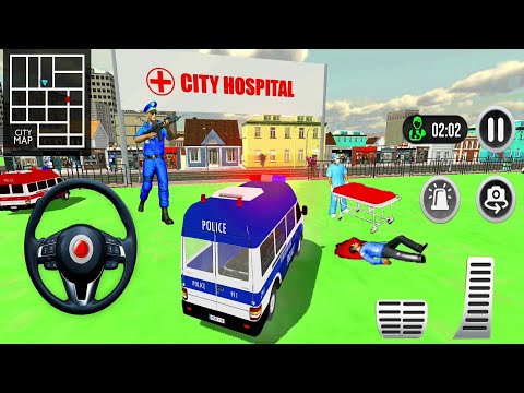 Policeman Ambulance Van Driving - 911 Emergency Rescue Driving Simulator - Andr ...