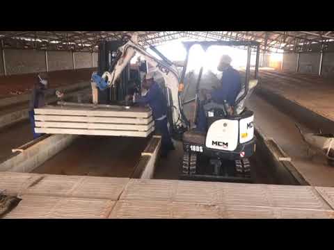 18DS Mini Excavator Construction of Intensive Farming Facilities