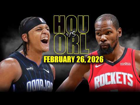Houston Rockets vs Orlando Magic Full Game Highlights – February 26, 2026 | NBA Season
