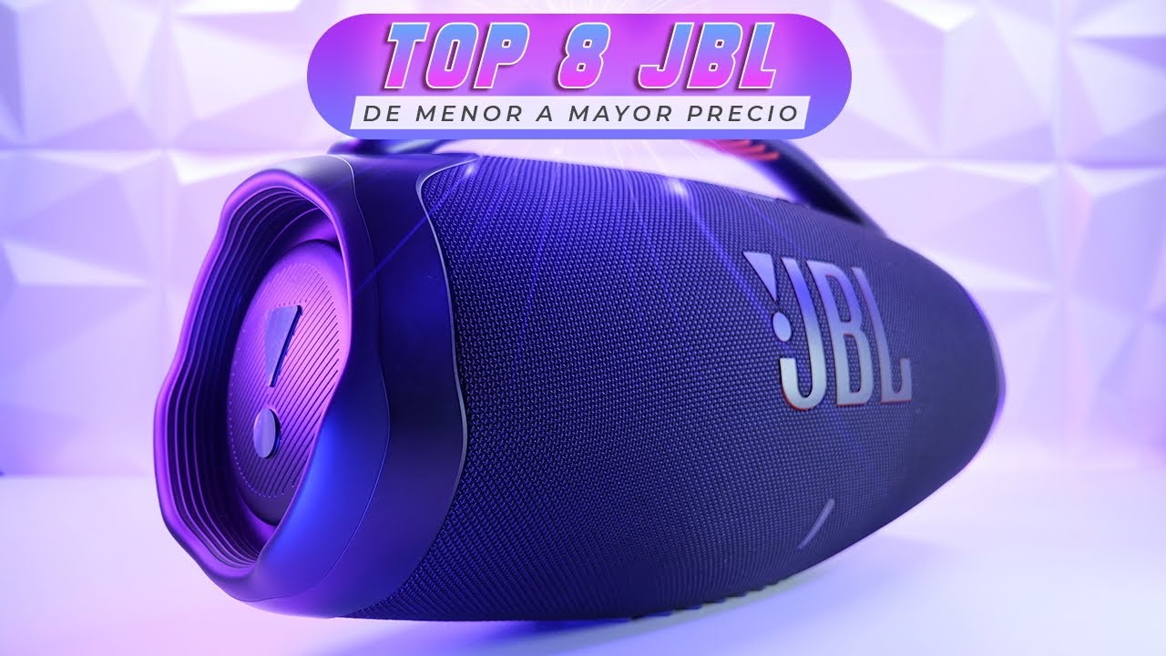Los 8 MEJORES ALTAVOCES de JBL de 2023 🎵 De Menor a Mayor Precio