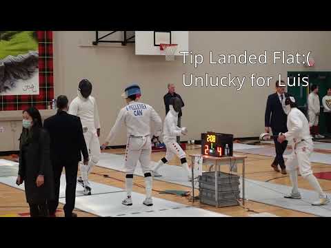Either I'm The Luckiest Fencer or Luis Patterson Is The Most Unlucky Fencer?
