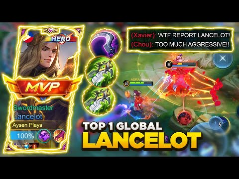 LANCELOT NEW INSANE AGGRESSIVE | MOST PERFECT HIGH DAMAGE BUILD FOR LANCE | LANCELOT MLBB