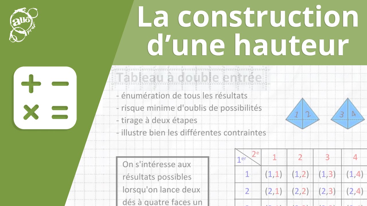 La construction d'une hauteur