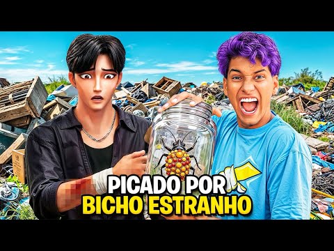 Jinu was bitten by a strange and very venomous bug. *Did he go to the hospital?