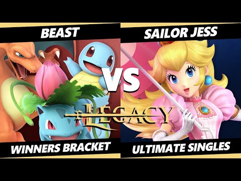 Legacy 2 - Beast (Pokemon Trainer) Vs. Sailor Jess (Peach) SSBU Ultimate Tournament