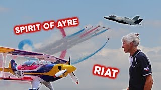The late Tony Ayre’s beloved Pitts S2AE aircraft at RIAT 18 | Spirit of Ayre [Air Show Footage]