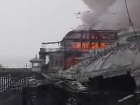 West Pier Burning