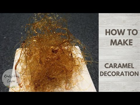Angel's hair | How to make caramel decoration - part 1 - the ANGEL'S HAIR quick fix
