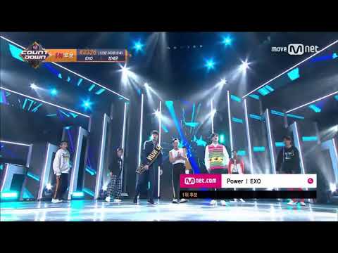 EXO-POWER  170914 Mnet Countdown