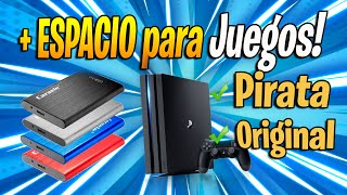 PS4 PIRATA y ORIGINAL! Más fácil de lo que crees, Como tener un HDD Ext Funcional para PKG y otros
