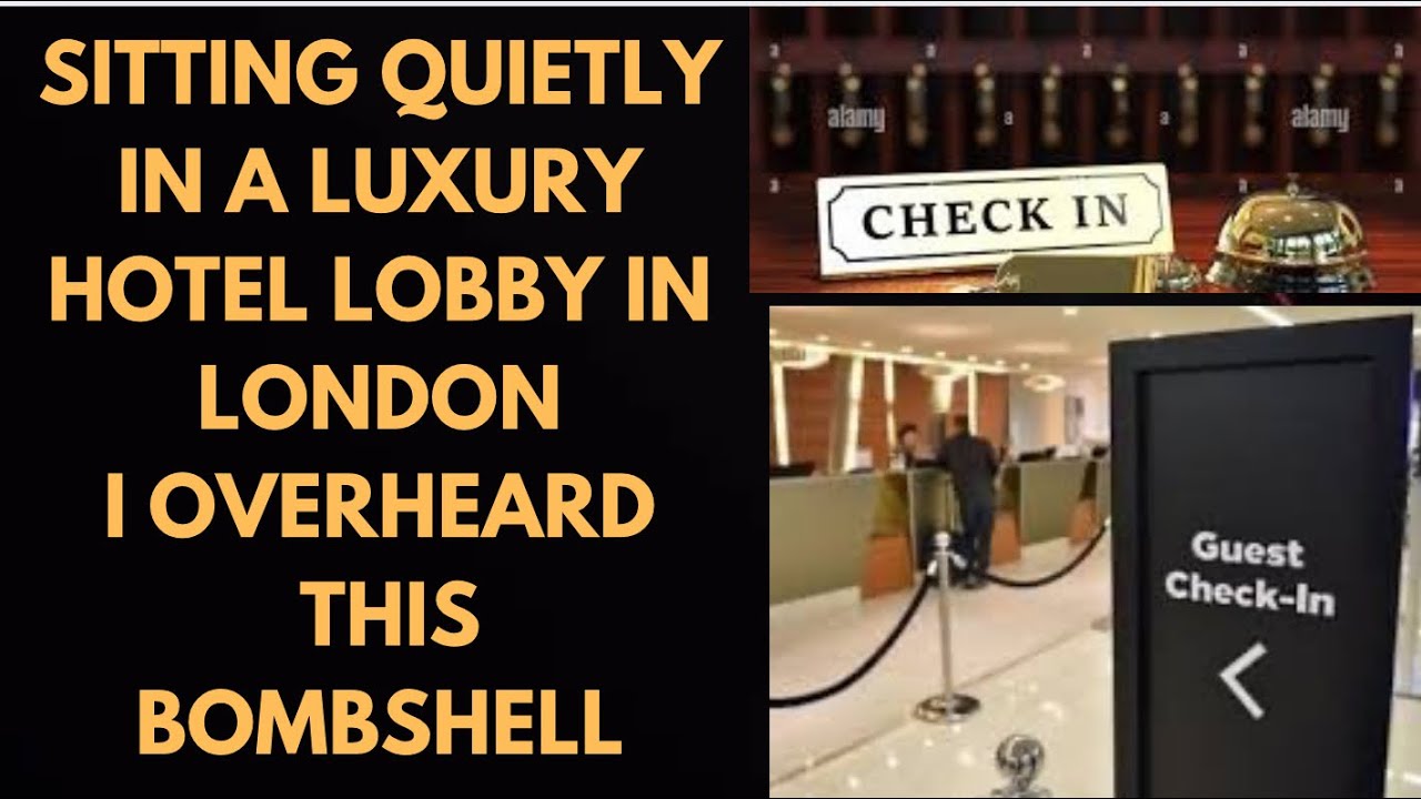 HOTEL LOBBY - THE SECRETS I JUST LEARNED - LATEST #london #crime #hotel L