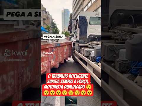 motorista tem a senha do serviço.#caminhão #caminhoneiro