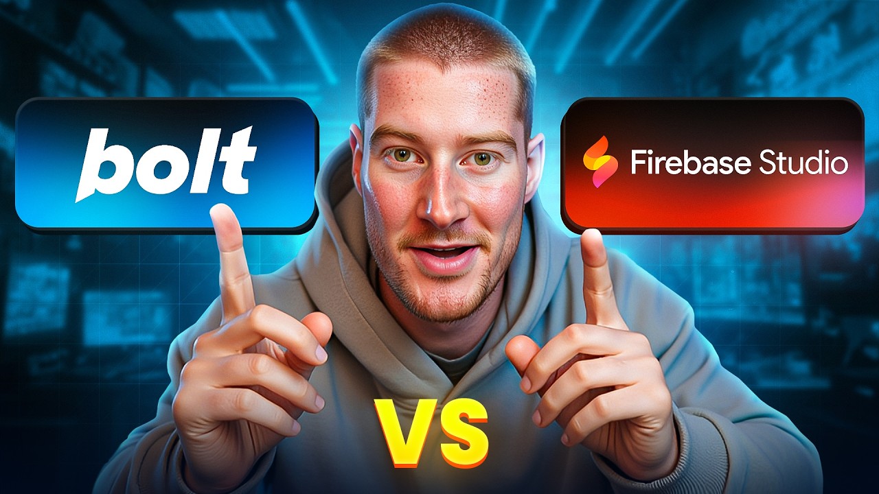 Bolt CEO vs Google Firebase Studio (Which Builds The Better App?)