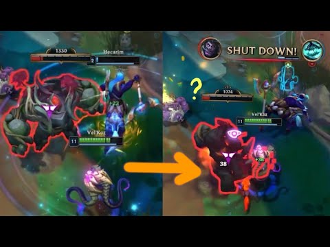 Hecarim got bonked by Golem in Nexus Blitz