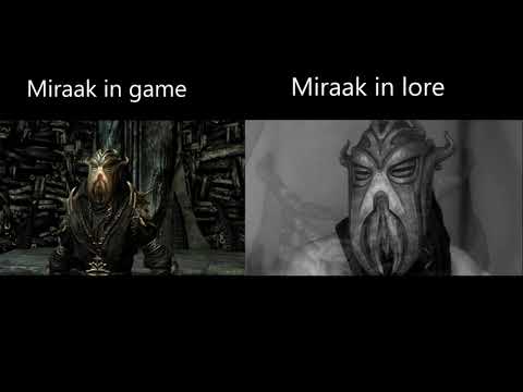 Miraak in game vs Miraak in lore