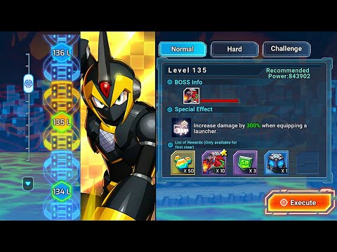 Shadow Armor X vs Magma Dragoon 「 Mega Man X Dive 」Jakob Lv 135