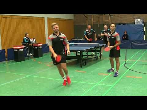 M.Nieswand/J.Ludwig vs. G.Scalia/F.ter Jung TTC Schwalbe Bergneustadt III vs. VTV Freier Grund, 4:9