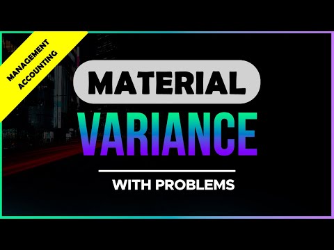 Direct Material (DM) Variance | ACCA MA F2 PM F5 | CIMA | CMA | any ACCOUNTING or FINANCE student