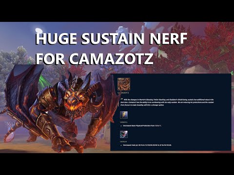 HUGE NERFS TO CAMAZOTZ - Grandmasters Ranked 1v1 Duel - SMITE