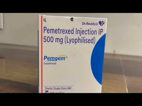 Dr Reddy's Pemetrexed Pemgem 500 Mg Treatment Anti Cancer Injection, Packaging Type: Vial