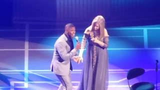 Barbra Streisand and Jamie Foxx "Climb every mountain" , Barclays Center - 11 August 2016