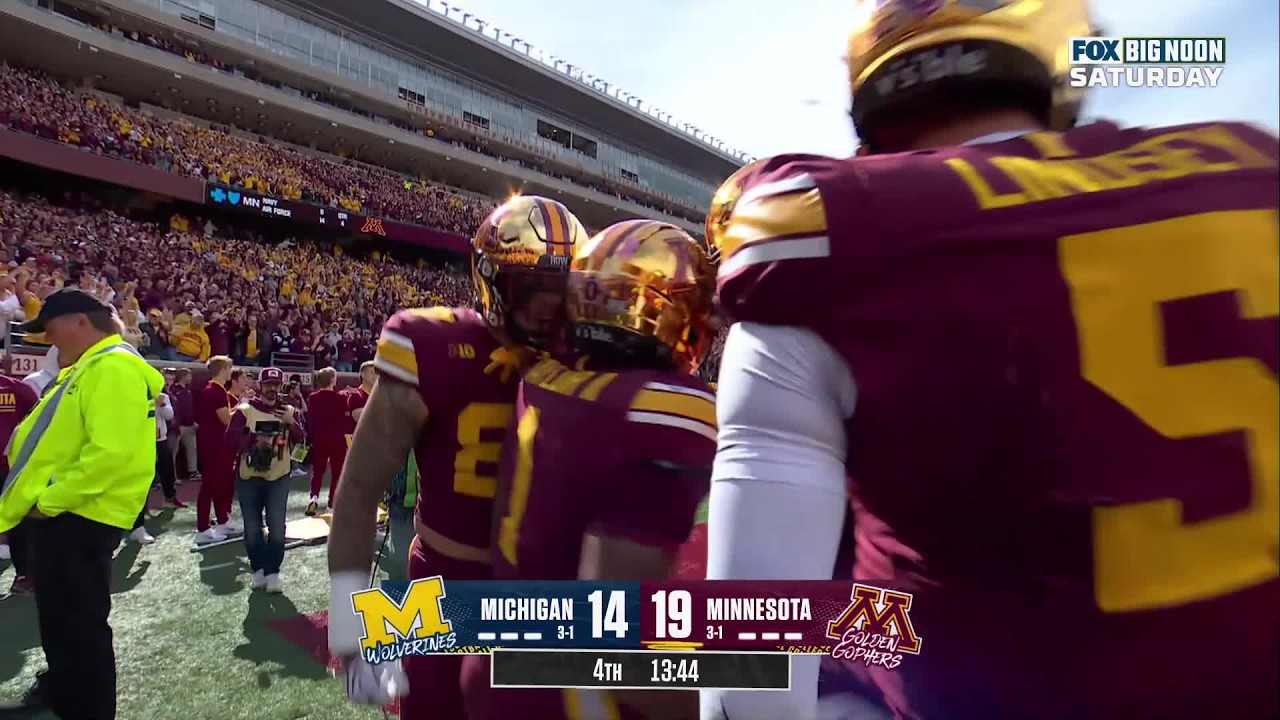 ¡OTRO TOUCHDOWN DE DARIUS TAYLOR! | Michigan Wolverines 14–21 Minnesota Golden Gophers | CFB