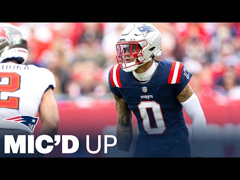 MIC'D UP: Christian Gonzalez Goes Toe-to-Toe With Emeka Egbuka in Win vs. Buccaneers | Patriots