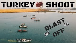 EPIC BASS BOAT BLAST OFF WITH DRONE FOOTAGE!!  Oroville, Afterbay. Tuesday night turkey shoot.