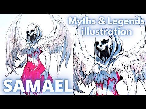 SAMAEL | illustrator's thoughts on the Angel of Death