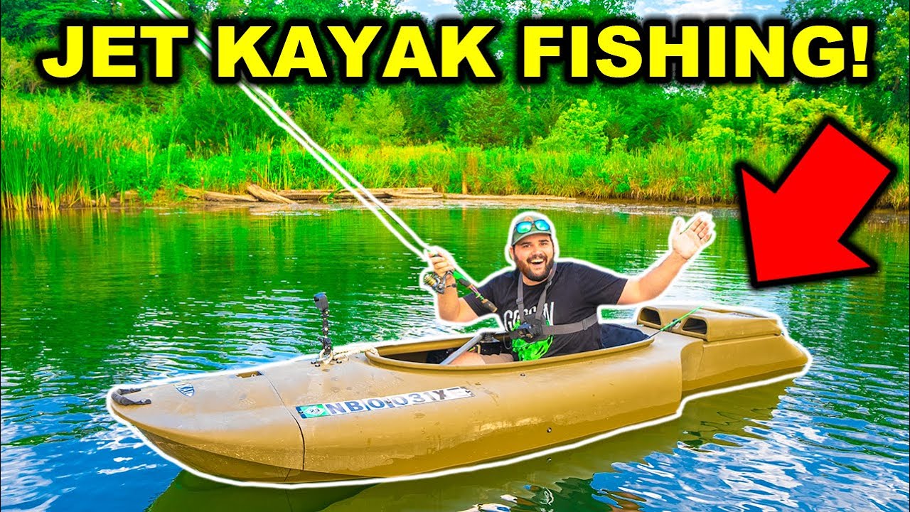 Fishing in JET POWERED KAYAK for the FIRST TIME!! (Catch Clean Cook)