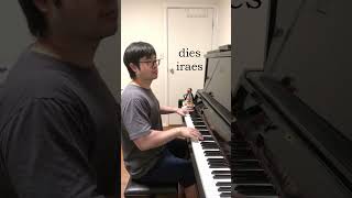 Verdi’s Requiem “Dies irae” on Piano