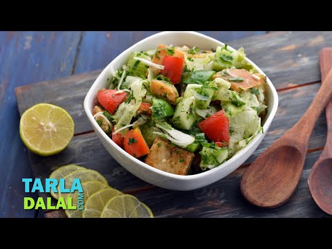 Fattoush ( Lebanese Salad ) by Tarla Dalal