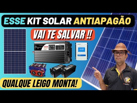 This 🌞off grid SOLAR KIT🌞 ANTI-BLACKOUT will save a lot of people